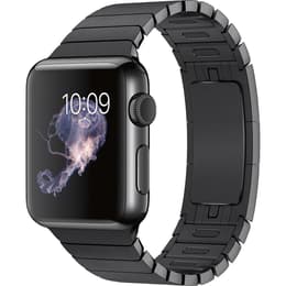 Apple Watch (Series 1) 42 mm - Acero inoxidable Negro - Eslabones Negro