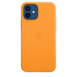 Funda Apple iPhone 12 / iPhone 12 Pro - Magsafe - Piel Amarillo