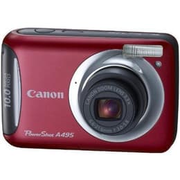 Cámara compacta Powershot a495 - Rojo + Canon Zoom Lens 3,3X f/3 - 5,8