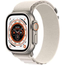 Apple Watch (Ultra) 2022 GPS 49 mm - Titanio Gris - Correa Loop Alpine Blanco