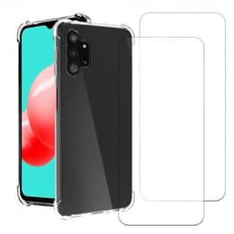 Funda Galaxy A32 5G y 2 protectores de pantalla - TPU - Transparente