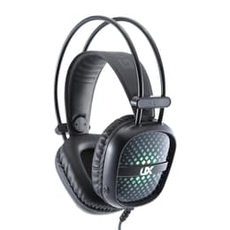 Cascos gaming con cable micrófono Mftek UX-A2 - Negro/Verde