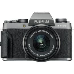 Híbrida X-T100 - Gris/Negro + Fujifilm Fujinon Aspherical Lens Super EBC XC 15-45mm f/3.5-5.6 OIS PZ f/3.5-5.6