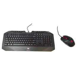 Acer Teclado QWERTY Noruego retroiluminado Predator G3-710