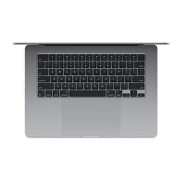MacBook Air 15" (2023) - M2 de Apple con CPU de 8 núcleos y GPU de 10 núcleos - 8GB RAM - SSD 256GB - QWERTY - Inglés