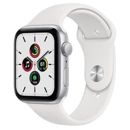 Apple Watch Series SE 1 (2020) GPS + Cellular 44 mm - Aluminio Plata - Correa deportiva Blanco