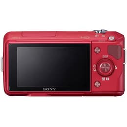 Cámara híbrida Sony Nex 3 - Rojo + lente 18 - 55 mm f / 3.5-5.6 OSS