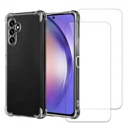 Funda Galaxy A54 y 2 protectores de pantalla - TPU - Transparente