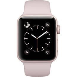 Apple Watch (Series 2) GPS 38 mm - Aluminio Oro rosa - Deportiva Rosa arena
