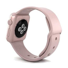 Apple Watch (Series 2) GPS 38 mm - Aluminio Oro rosa - Deportiva Rosa arena