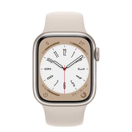 Apple Watch Series 8 (2022) GPS 41 mm - Aluminio Blanco estrella - Correa deportiva Blanco estrella