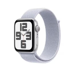 Apple Watch Series SE 2 (2022) GPS 44 mm - Aluminio Plata - Correa loop deportiva Azul