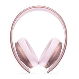 Cascos reducción de ruido gaming con cable + inalámbrico micrófono Sony Gold Wireless Headset Rose Gold Edition - Oro rosa