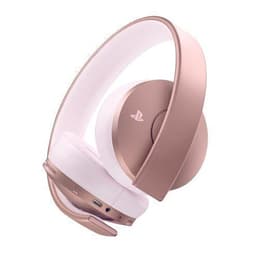 Cascos reducción de ruido gaming con cable + inalámbrico micrófono Sony Gold Wireless Headset Rose Gold Edition - Oro rosa