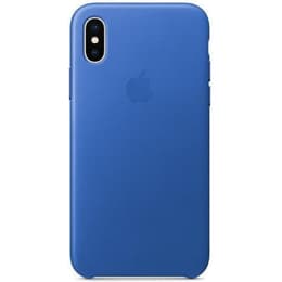 Funda de piel Apple iPhone X / XS - Piel Azul