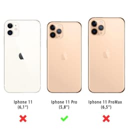 Back Market Funda iPhone 11 Pro y pantalla protectora - 60% Plástico reciclado - Transparente