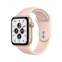 Apple Watch (Series SE) 2020 GPS + Cellular 44 mm - Aluminio Oro - Correa deportiva Rosa arena