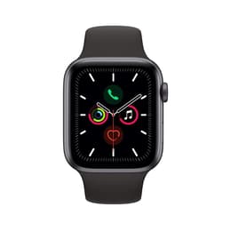 Apple Watch (Series 5) 2019 GPS + Cellular 44 mm - Aluminio Gris espacial - Deportiva Negro