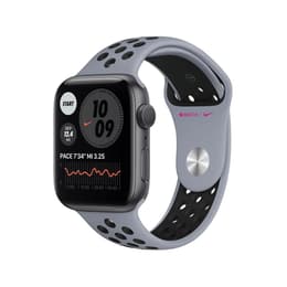 Apple Watch (Series 6) 2020 GPS 44 mm - Aluminio Gris espacial - Correa Nike Sport Gris