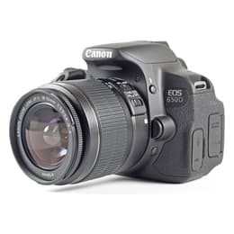 Cámara réflex Canon EOS 650D - Negro + Objetivo Canon Zoom Lens EF-S 18-55mm f/3.5-5-6 IS STM