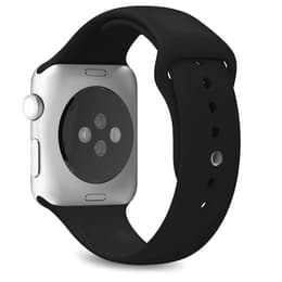 Apple Watch (Series SE) 2020 GPS 44 mm - Aluminio Plata - Correa deportiva Negro
