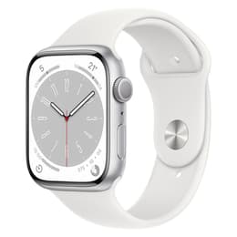 Apple Watch Series 9 (2023) GPS + Cellular 41 mm - Aluminio Plata - Correa deportiva Blanco