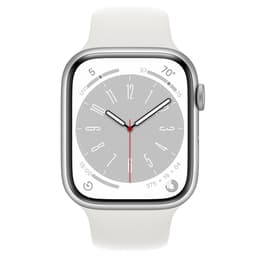 Apple Watch Series 9 (2023) GPS + Cellular 41 mm - Aluminio Plata - Correa deportiva Blanco