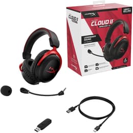 Cascos gaming wireless micrófono Hyperx Cloud II - Rojo/Negro