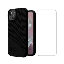 Back Market Funda iPhone 14 y pantalla protectora - 100% biodegradable - Ola negra