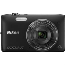 Cámara Compacta - Nikon Coolpix S3500 - Negro