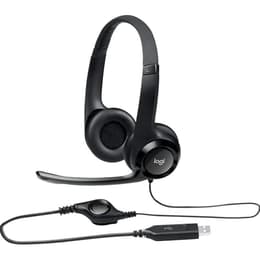 Cascos con cable micrófono Logitech H390 - Negro