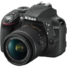 Réflex Nikon D3300 Negro + Objetivo Nikon AF-P DX Nikkor 18-55mm f/3.5-5.6G