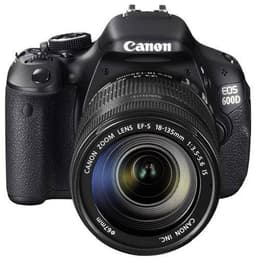 Réflex EOS 600D - Negro + Canon Zoom Lens EF-S 18-135mm f/3.5-5.6 IS 18-135mm