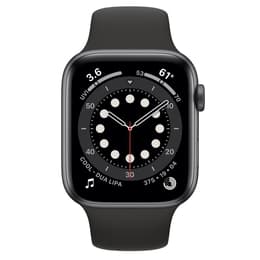 Apple Watch (Series 6) 2020 GPS + Cellular 44 mm - Aluminio Gris espacial - Correa deportiva Negro