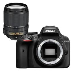 Réflex Nikon D3400 - Negro + Nikon AF-S DX Nikkor 18-140 mm f/3.5-5.6 G ED VR f/3.5-5.6G