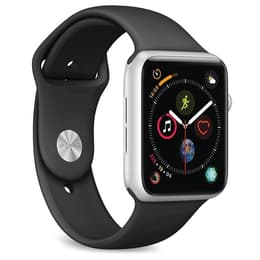 Apple Watch (Series 4) 2018 GPS 40 mm - Aluminio Plata - Correa deportiva Negro