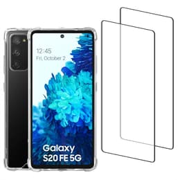 Funda Galaxy S20 FE/Galaxy S20 FE 5G y 2 protectores de pantalla - Plástico reciclado - Transparente