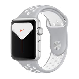 Apple Watch (Series 5) 2019 GPS 40 mm - Aluminio Plata - Correa Nike Sport