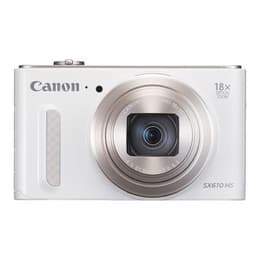 Cámara compacta Canon PowerShot SX610 HS - Blanco/Oro