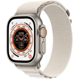 Apple Watch (Ultra) 2022 GPS + Cellular 49 mm - Titanio Gris - Correa Loop Alpine Blanco