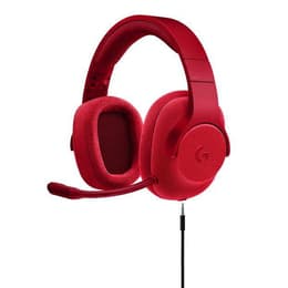 Cascos reducción de ruido gaming inalámbrico micrófono Logitech G433 - Rojo