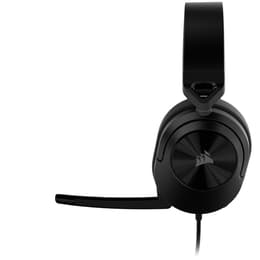 Cascos reducción de ruido gaming con cable micrófono Corsair HS55 Stereo - Negro