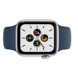 Apple Watch (Series 5) 2019 GPS 40 mm - Aluminio Plata - Correa loop deportiva Azul