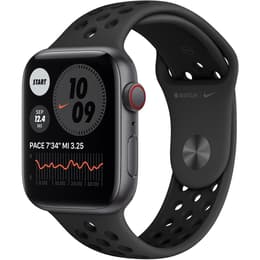 Apple Watch (Series SE) 2020 GPS + Cellular 44 mm - Aluminio Gris espacial - Deportiva Nike Antracita/negro
