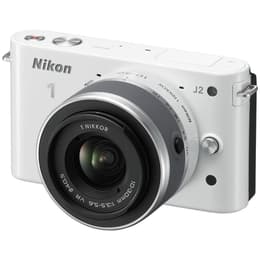 Cámara Híbrida - Nikon 1 J2 - Blanco +Objetivo Nikkor 10-30 mm