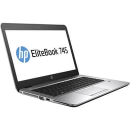 Hp EliteBook 745 G4 14" 2.5 GHz - SSD 128 GB - 8GB QWERTY - Inglés