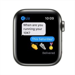 Apple Watch Series 7 (2021) - (correa no incluida) - GPS + Cellular 41 mm - Acero inoxidable Grafito