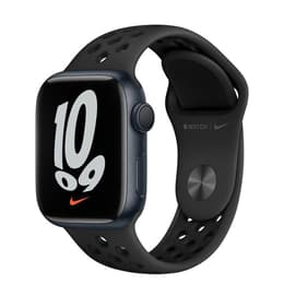 Apple Watch (Series 7) 2021 GPS 41 mm - Aluminio Negro - Correa Nike Sport Antracita/negro