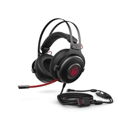 Cascos gaming con cable micrófono Hp Omen 800 - Negro