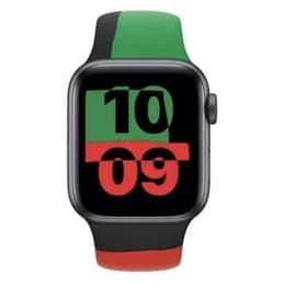 Apple Watch (Series 6) 2020 GPS 40 mm - Aluminio Negro - Correa deportiva